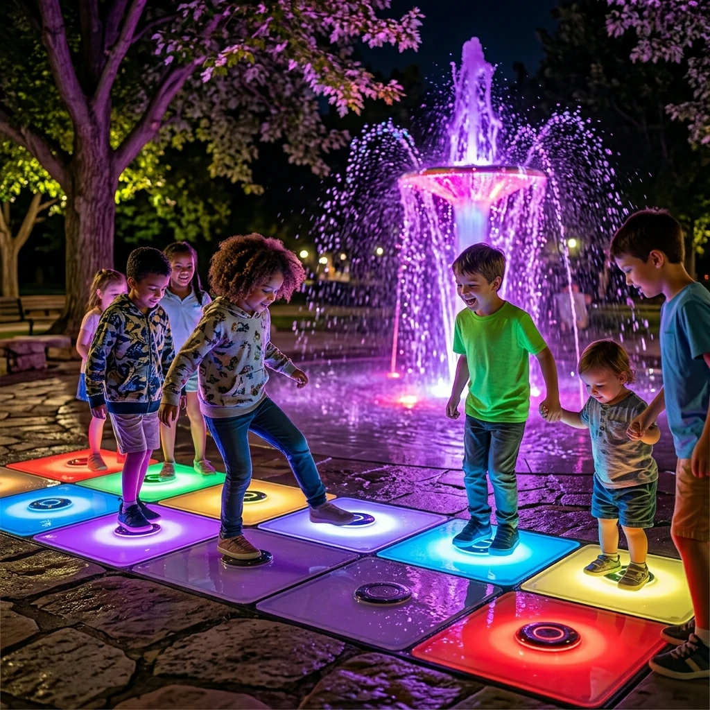 Commercial Interactive Fountain